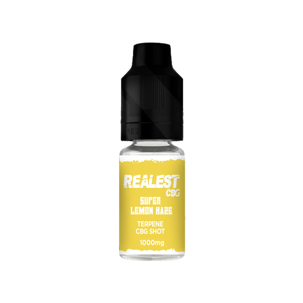 Realest CBD 1000mg Terpene Infused CBG Booster Shot - 10ml (BUY 1 GET 1 FREE) - Shop Now At The CBD Hut 