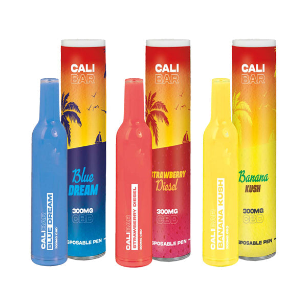 CALI BAR Original 300 mg Vape jetable CBD à spectre complet - Aromatisé au terpène