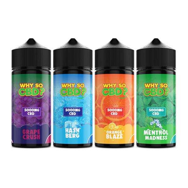 Why So CBD? 5000mg Full Spectrum CBD E-liquid - 120ml