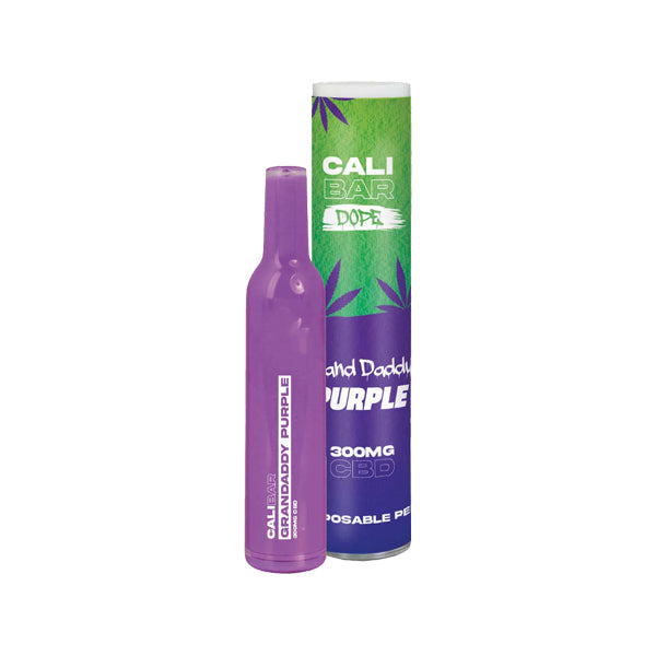 CALI BAR DOPE 300mg Full Spectrum CBD Disposable Vape - Terpene Flavoured - Shop Now At The CBD Hut 