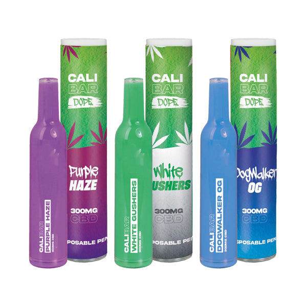 CALI BAR DOPE 300 mg Vape desechable de espectro completo CBD - Con sabor a terpeno