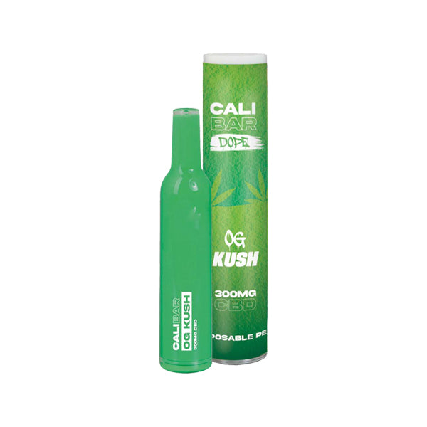 CALI BAR DOPE 300mg Full Spectrum CBD Disposable Vape - Terpene Flavoured - Shop Now At The CBD Hut 