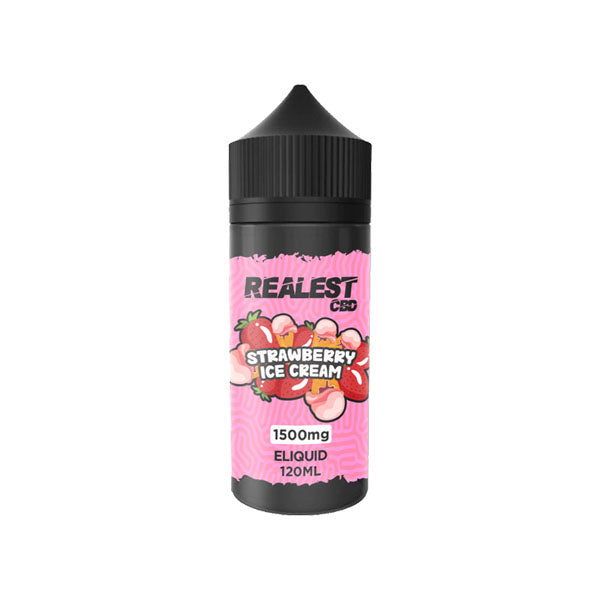 Realest CBD 1500mg Broad Spectrum CBD E-Liquid 120ml (BUY 1 GET 1 FREE) - Shop Now At The CBD Hut 