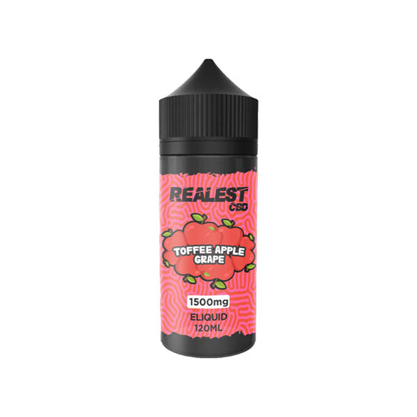 Realest CBD 1500mg Broad Spectrum CBD E-Liquid 120ml (BUY 1 GET 1 FREE) - Shop Now At The CBD Hut 