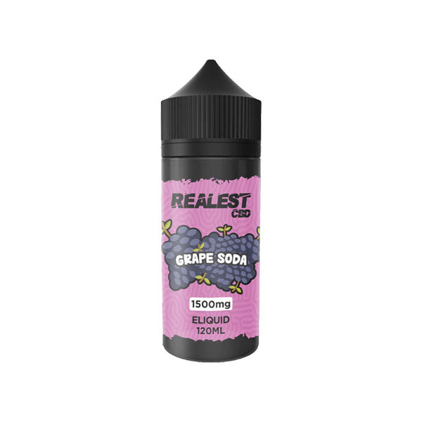 Realest CBD 1500mg Broad Spectrum CBD E-Liquid 120ml (BUY 1 GET 1 FREE) - Shop Now At The CBD Hut 