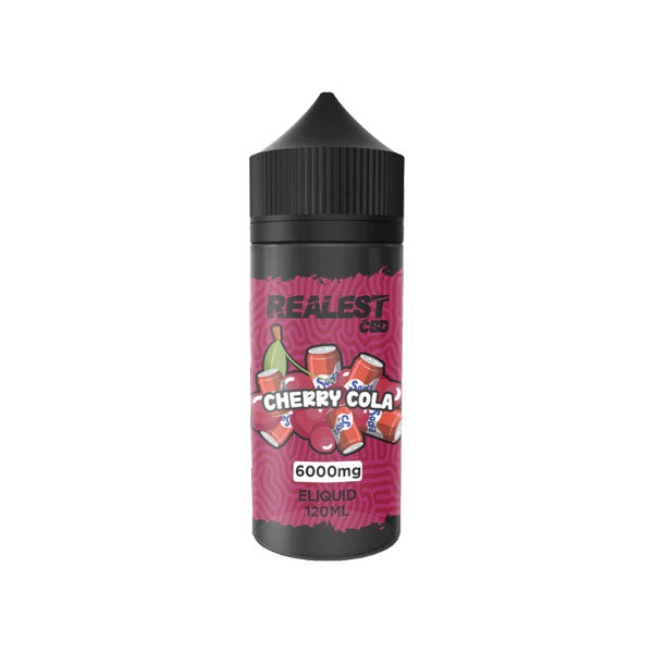 Realest CBD 6000 mg E-líquido CBD de amplio espectro 120 ml (COMPRAR 1 OBTENER 1 GRATIS)