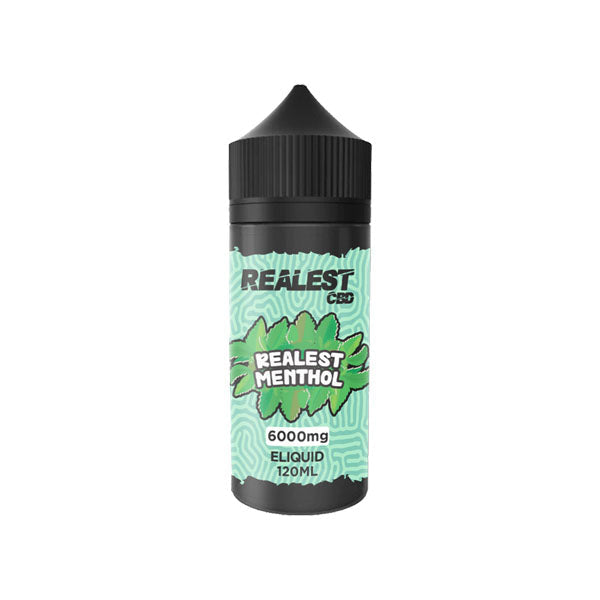 Realest CBD 6000 mg E-líquido CBD de amplio espectro 120 ml (COMPRAR 1 OBTENER 1 GRATIS)