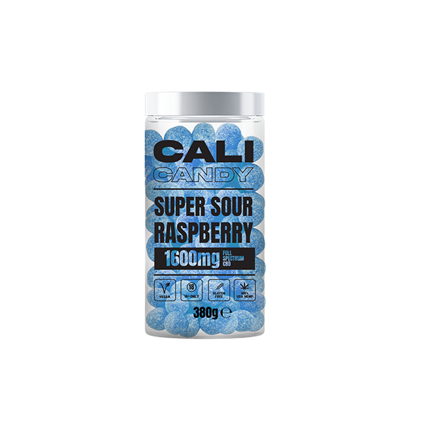 CALI CANDY 1600mg CBD Dulces Veganos (Grandes) - 10 Sabores