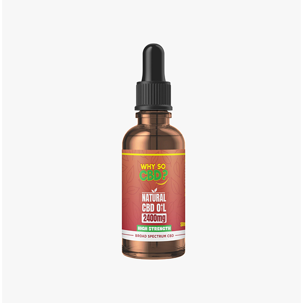 ¿Por qué entonces el CBD? 2400 mg de aceite natural de CBD de amplio espectro - 50 ml