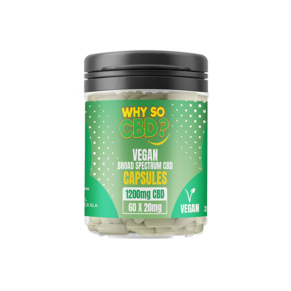 ¿Por qué entonces el CBD? Cápsulas Veganas de CBD de 1200 mg - 60 Cápsulas