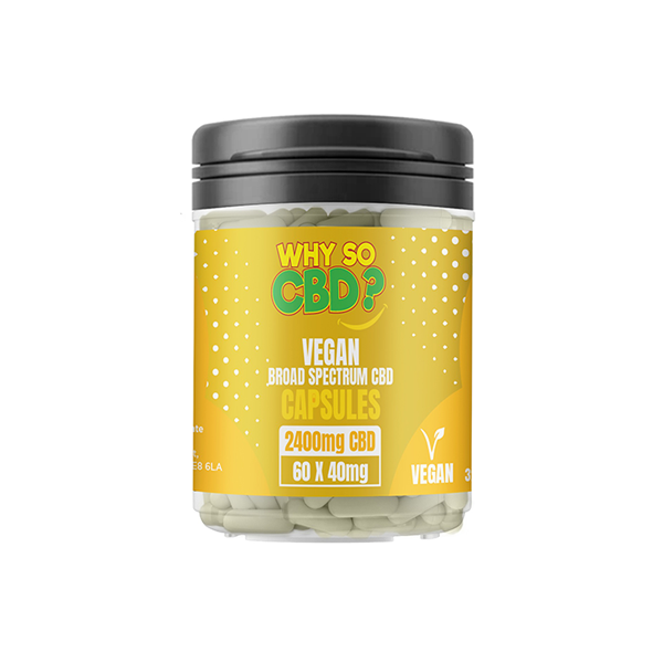 ¿Por qué entonces el CBD? Cápsulas Veganas de CBD de 2400 mg - 60 Cápsulas