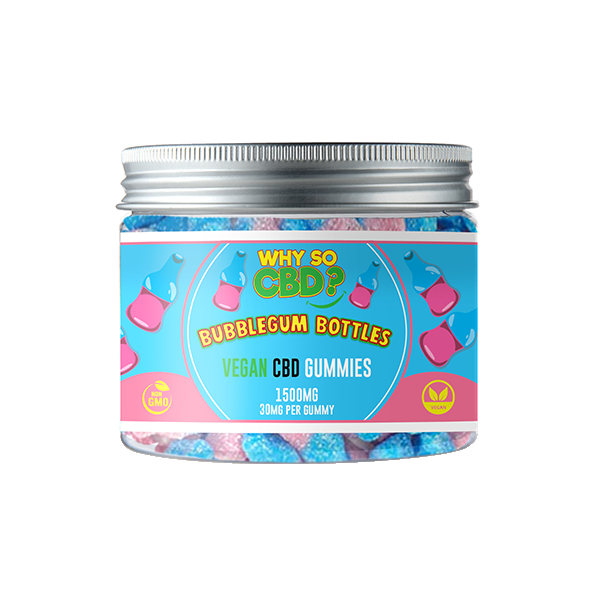 ¿Por qué entonces el CBD? Gomitas veganas pequeñas de CBD de amplio espectro de 1500 mg - 11 sabores