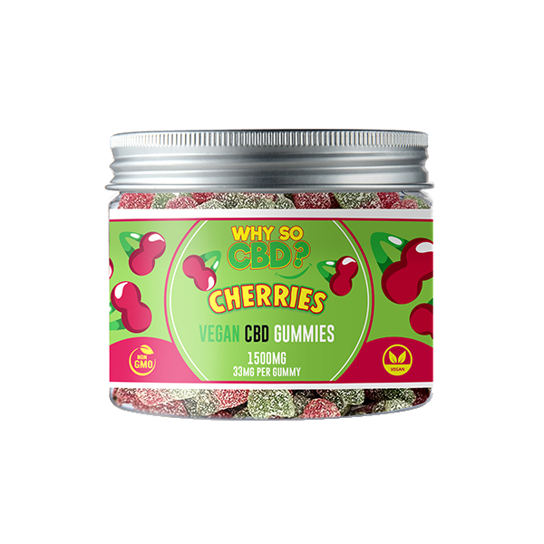 Why So CBD? 1500mg Broad Spectrum CBD Small Vegan Gummies - 11 Flavours - Shop Now At The CBD Hut 