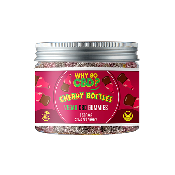 Why So CBD? 1500mg Broad Spectrum CBD Small Vegan Gummies - 11 Flavours - Shop Now At The CBD Hut 