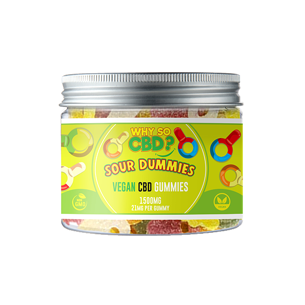 Why So CBD? 1500mg Broad Spectrum CBD Small Vegan Gummies - 11 Flavours - Shop Now At The CBD Hut 