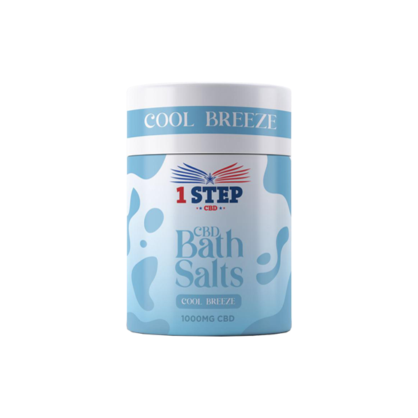 1 Step CBD 1000 mg Sales de baño de CBD - 500 g (COMPRAR 1 OBTENER 1 GRATIS)