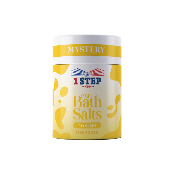 1 Step CBD 1000 mg Sales de baño de CBD - 500 g (COMPRAR 1 OBTENER 1 GRATIS)