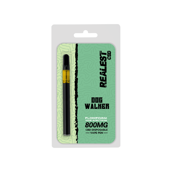 Realest CBD 800mg Flowform Wide Spectrum CBD Disposable Vape Pen - 170 Puffs (BUY 1 GET 1 FREE)