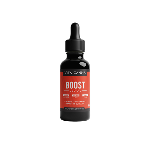 Vita Canna 700 mg Huile fonctionnelle CBD C8 MCT à large spectre - 30 ml