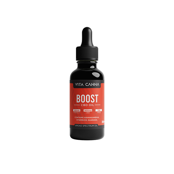 Vita Canna 1400 mg Huile fonctionnelle CBD C8 MCT à large spectre - 30 ml