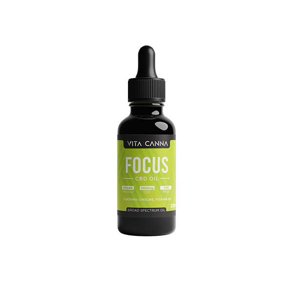 Vita Canna 1400 mg Huile fonctionnelle CBD C8 MCT à large spectre - 30 ml