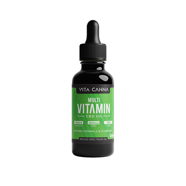 Vita Canna 2800mg Functional Broad Spectrum CBD C8 MCT Oil - 30ml - Shop Now At The CBD Hut 