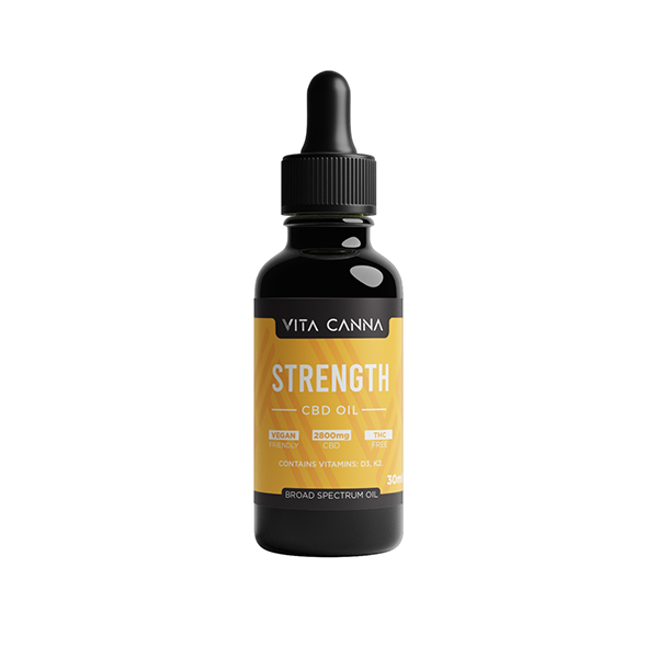 Vita Canna 2800mg Functional Broad Spectrum CBD C8 MCT Oil - 30ml - Shop Now At The CBD Hut 