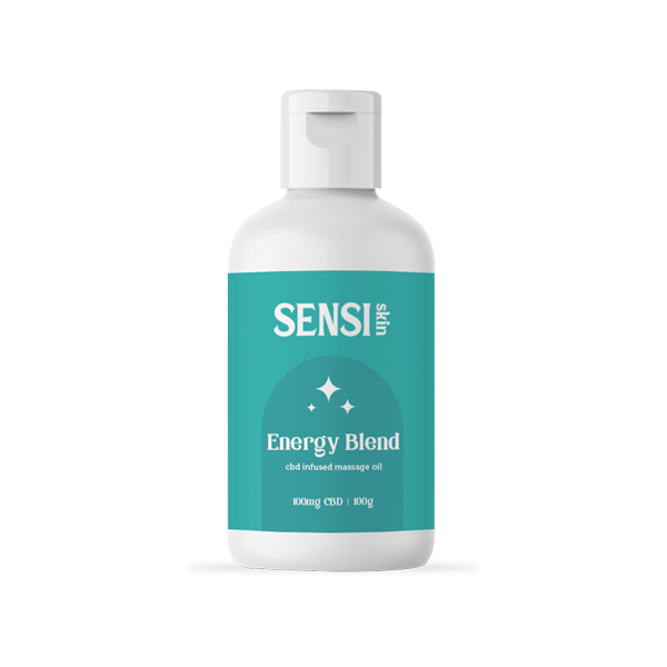 Sensi CBD 100 mg Aceite de masaje CBD - 100 ml (COMPRAR 1 OBTENER 1 GRATIS)