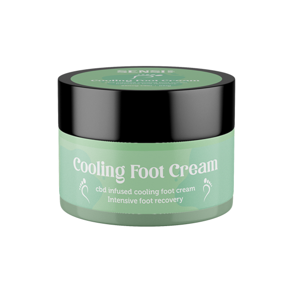 Crème rafraîchissante pour les pieds Sensi Skin 100 mg CBD - 100 g (ACHETER-EN 1, OBTENIR 1 GRATUIT)