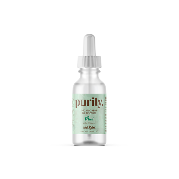 Purity 3000mg Full-Spectrum High Potency CBD Hemp Oil - 30ml - Shop Now At The CBD Hut 