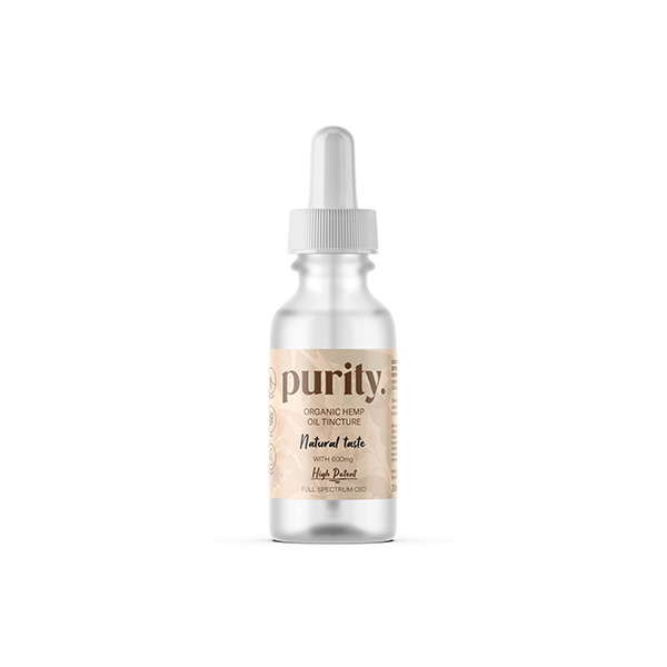 Purity 600mg Aceite de Oliva CBD de Alta Potencia y Espectro Completo 30ml