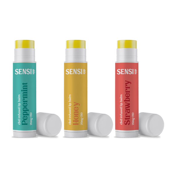 Sensi Skin 25mg CBD Lip Balm - 4g (BUY 1 GET 1 FREE) - Shop Now At The CBD Hut 