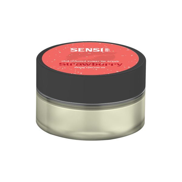 Sensi Skin 100mg CBD Sugar Lip Scrub - 25g (BUY 1 GET 1 FREE) - Shop Now At The CBD Hut 