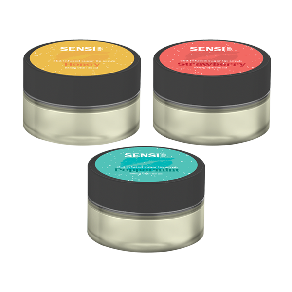 Sensi Skin 100mg CBD Sugar Lip Scrub - 25g (BUY 1 GET 1 FREE) - Shop Now At The CBD Hut 