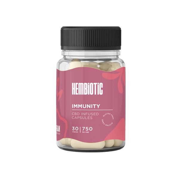 Hembiotic 750mg Functional CBD Capsules - 30 Caps