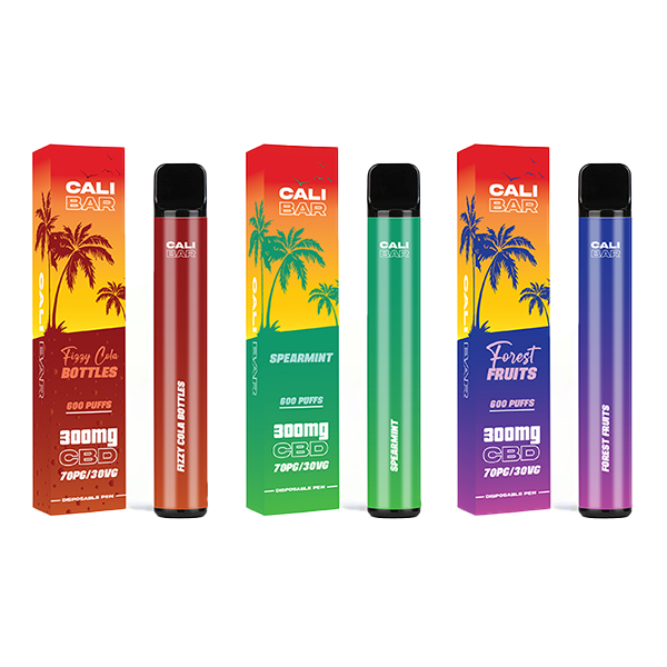 CALI BAR 300mg CBD Disposable Vape Device - 600 Puffs