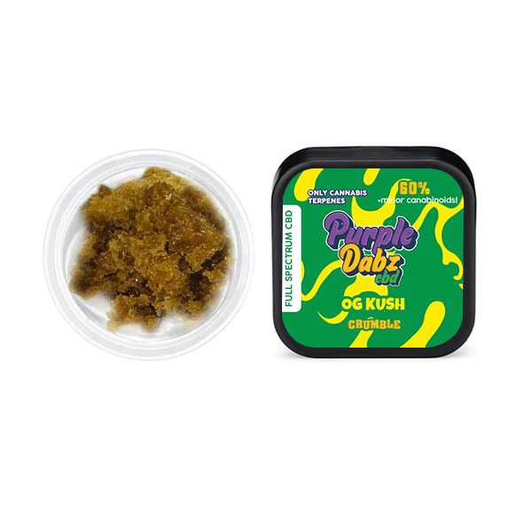 Purple Dank Crumble à spectre complet à 60 % - 0,5 g (ACHETER-EN 1, OBTENIR 1 GRATUIT)