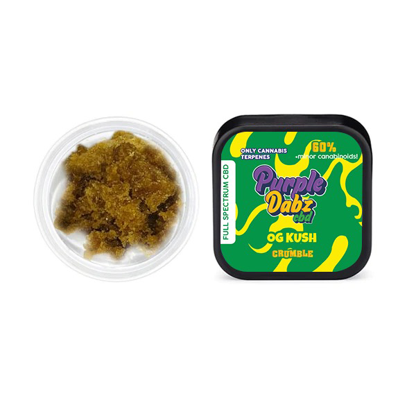 Purple Dank 60% Full Spectrum Crumble - 1.0g (BUY 1 GET 1 FREE) - Shop Now At The CBD Hut 