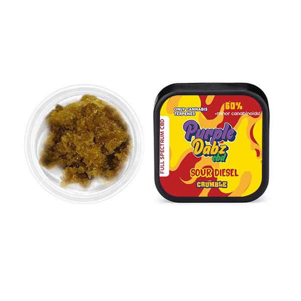 Purple Dank 60% Full Spectrum Crumble - 1.0g (BUY 1 GET 1 FREE) - Shop Now At The CBD Hut 