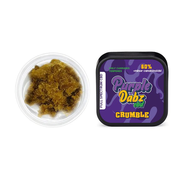 Purple Dank 60% Full Spectrum Crumble - 1.0g (BUY 1 GET 1 FREE) - Shop Now At The CBD Hut 