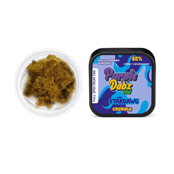 Purple Dank 60% Full Spectrum Crumble - 1.0g (BUY 1 GET 1 FREE) - Shop Now At The CBD Hut 