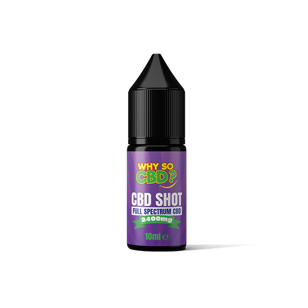 Pourquoi donc du CBD ? 2400 mg de CBD à spectre complet, 10 ml