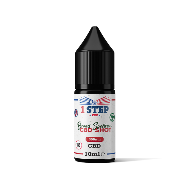 1 Step CBD 500mg Broad Spectrum CBD Shot - 10ml