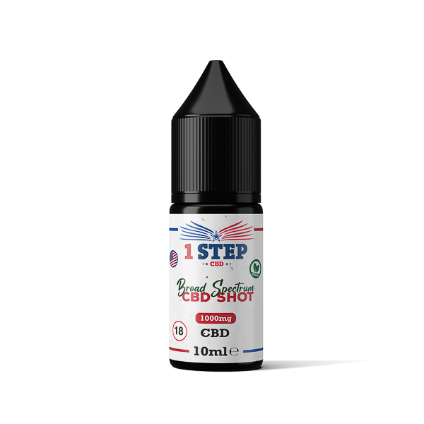 1000 mg 1 étape à large spectre 10 ml de CBD Shot