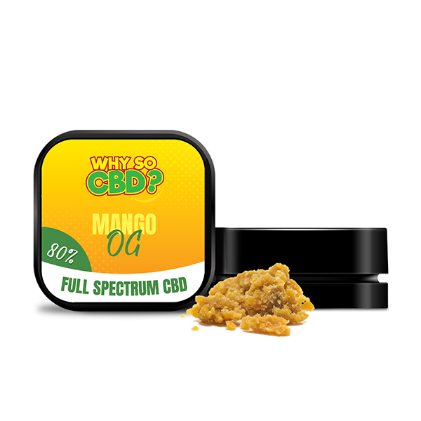 Why So CBD? 80% Full Spectrum CBD Crumble - 1g - Shop Now At The CBD Hut 