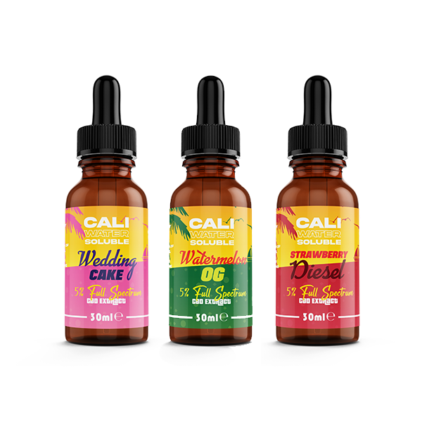 CALI 5% Water Soluble Full Spectrum CBD Extract - Original 30ml - Shop Now At The CBD Hut 