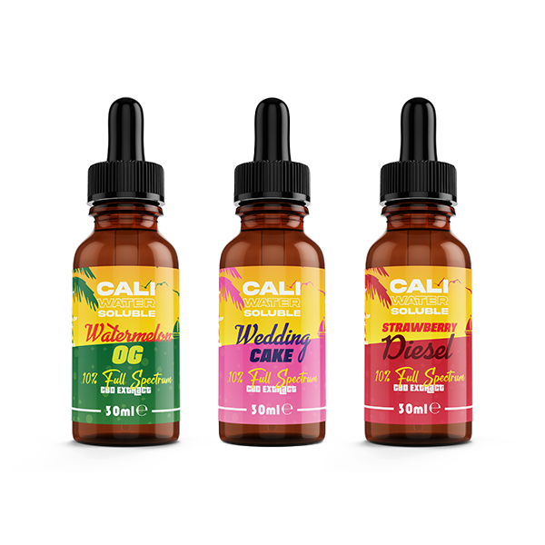 CALI 10% Extracto de CBD de espectro completo soluble en agua - Original 30ml