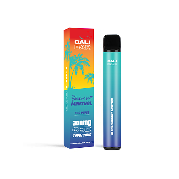 Dispositif de vape jetable CALI BAR 300 mg CBD 600 bouffées