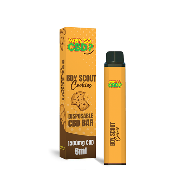 ¿Por qué entonces el CBD? Vape desechable de amplio espectro de CBD de 1500 mg - 8 ml