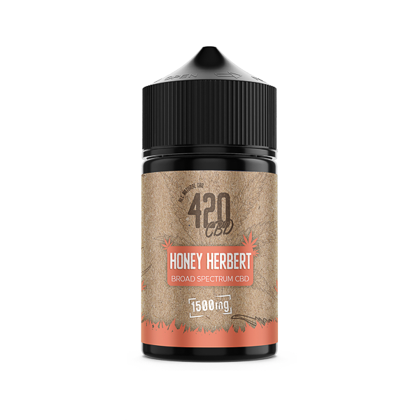 420 E-liquids 1500mg Broad-Spectrum CBD E-Liquid - Honey Herbet | Buy at The CBD Hut 